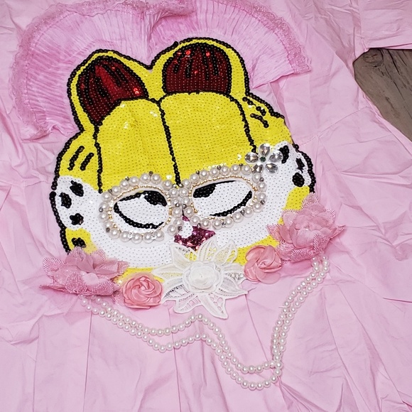 NWT Oversized Streetwear Shirt Dress Cat Design - Picture 3 of 6